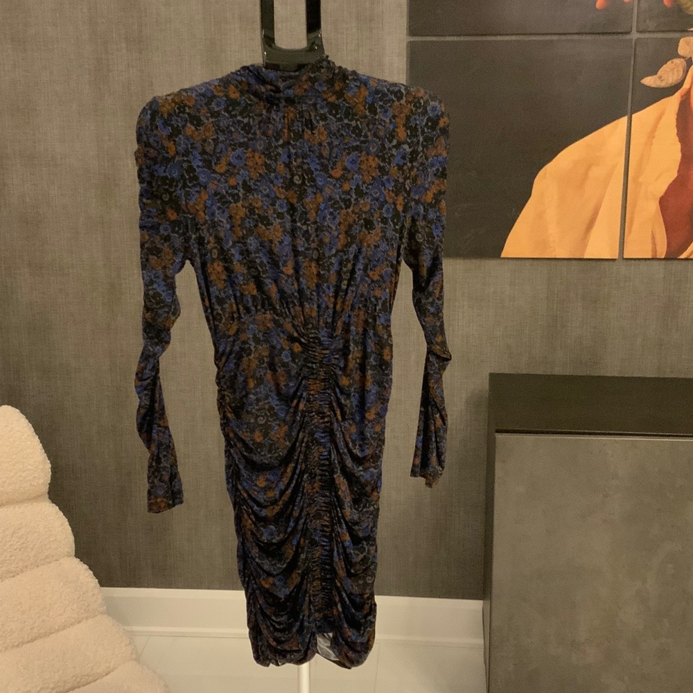 Veronica Beard Jeans Black floral jersey dress - S